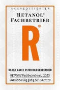Akkreditierter RETANOL Fachbetrieb